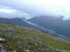 Looking along Loch Leven from the top