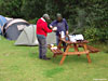 Bacon rolls and midges on Saturday morning