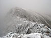 Looking back along the ridge