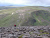 Sweating up Beinn Bhrotain