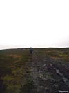 Muddy bog on the east ridge of Geal Charn. Allegedly it's a path