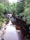 The River Tilt from Gilberts Bridge on the track towards the rifle range