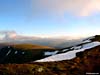 Looking towards Meall nan Tarmachan in the clouds