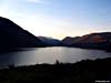 Loch an Daimh as the sun sets