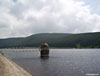 The valve tower at the north end of the Talla Reservoir
