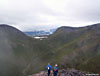 Heading off Binnein Beag towards Coire an Lochain
