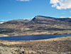 Beinn a' Chlachair seen from the reservoir to its north-west