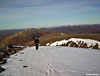 Oot nearing the top of Beinn a' Chlachair with Geal Charn behind
