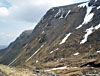 The north cliffs of Ben Alder from Meall an t-Slugain