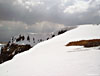 Fluffy white stuff around the edge of the Garbh Choire