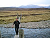 Oot on the bridge over Allt a' Chaoil-reidhe near Culra Bothy