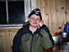 Fighting sleep back at the bothy