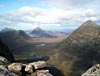 Looking north-north-east towards Beinn an Edin (centre)