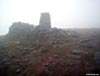 The trig point on Slioch