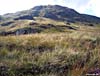 Looking back up the descent route from North Gairy Top