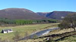 First look at Glen Feshie after emerging from the trees
