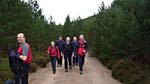 On the track towards An Lochan Uaine