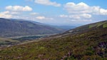 Looking north across the A9