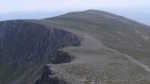 Looking back along the cliff edge