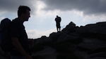 The sunshine vanishes on Broad Cairn