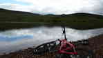 East Kip and West Kip behind Threipmuir Reservoir
