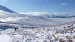 Looking west towards the Aonachs, the Mamores, and Big Nevis right at the back of the shop
