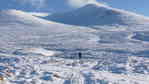 Looking back at Beinn a' Chlachair on the way oot
